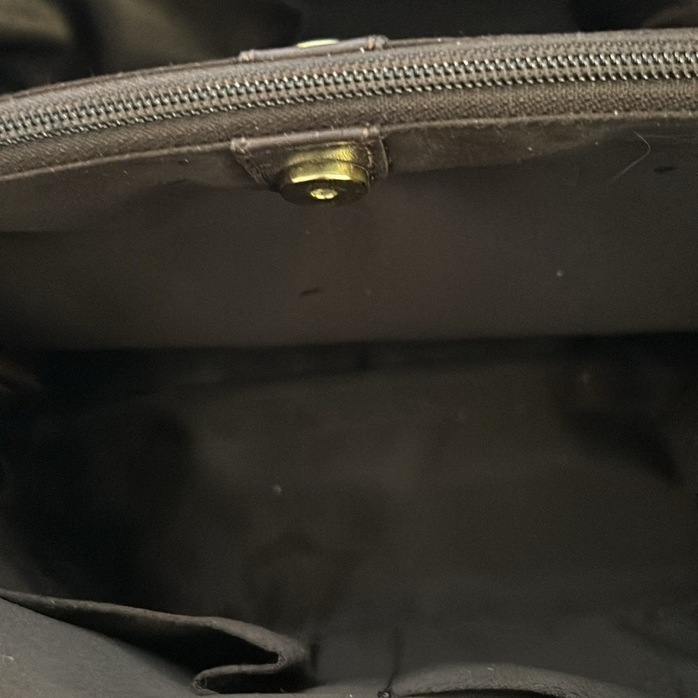 Coach Brown and Gold Patchwork Handbag. Great Price - Picture 7 of 10